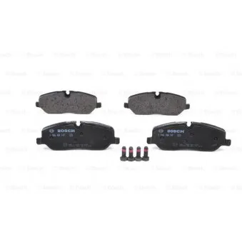 Jeu de 4 plaquettes de frein avant BOSCH 0 986 494 147