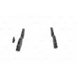 Jeu de 4 plaquettes de frein avant BOSCH 0 986 494 147 - Visuel 2