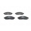 Jeu de 4 plaquettes de frein avant BOSCH 0 986 494 151 - Visuel 1