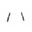 Jeu de 4 plaquettes de frein avant BOSCH 0 986 494 151 - Visuel 2