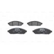 Jeu de 4 plaquettes de frein avant BOSCH 0 986 494 151 - Visuel 3
