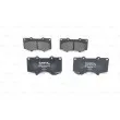 Jeu de 4 plaquettes de frein avant BOSCH 0 986 494 153 - Visuel 1