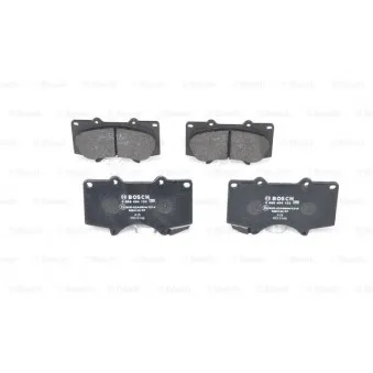 Jeu de 4 plaquettes de frein avant BOSCH 0 986 494 153