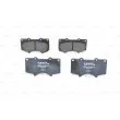 Jeu de 4 plaquettes de frein avant BOSCH 0 986 494 153 - Visuel 3