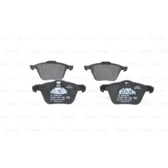 Jeu de 4 plaquettes de frein avant BOSCH 0 986 494 158