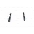 Jeu de 4 plaquettes de frein avant BOSCH 0 986 494 158 - Visuel 2
