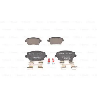 Jeu de 4 plaquettes de frein avant BOSCH 0 986 494 160