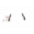 Jeu de 4 plaquettes de frein avant BOSCH 0 986 494 160 - Visuel 2