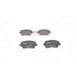 Jeu de 4 plaquettes de frein avant BOSCH 0 986 494 160 - Visuel 3