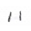 Jeu de 4 plaquettes de frein avant BOSCH 0 986 494 161 - Visuel 2