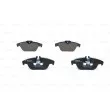 Jeu de 4 plaquettes de frein arrière BOSCH 0 986 494 162 - Visuel 1
