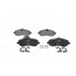 Jeu de 4 plaquettes de frein avant BOSCH 0 986 494 163 - Visuel 1