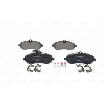 Jeu de 4 plaquettes de frein avant BOSCH 0 986 494 163