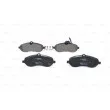 Jeu de 4 plaquettes de frein avant BOSCH 0 986 494 163 - Visuel 3
