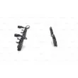 Jeu de 4 plaquettes de frein avant BOSCH 0 986 494 164 - Visuel 2