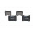 Jeu de 4 plaquettes de frein avant BOSCH 0 986 494 166 - Visuel 1