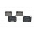 Jeu de 4 plaquettes de frein avant BOSCH 0 986 494 166 - Visuel 3