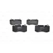 Jeu de 4 plaquettes de frein avant BOSCH 0 986 494 167 - Visuel 1