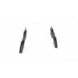 Jeu de 4 plaquettes de frein avant BOSCH 0 986 494 167 - Visuel 2