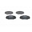 Jeu de 4 plaquettes de frein avant BOSCH 0 986 494 174 - Visuel 1