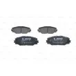 Jeu de 4 plaquettes de frein avant BOSCH 0 986 494 174 - Visuel 3