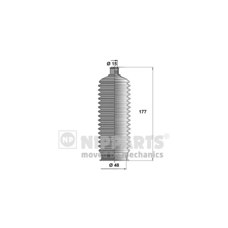 Joint-soufflet, direction NIPPARTS N2840511