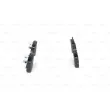 Jeu de 4 plaquettes de frein avant BOSCH 0 986 494 191 - Visuel 2