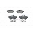 Jeu de 4 plaquettes de frein arrière BOSCH 0 986 494 192 - Visuel 1