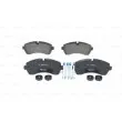 Jeu de 4 plaquettes de frein avant BOSCH 0 986 494 194 - Visuel 1