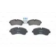 Jeu de 4 plaquettes de frein avant BOSCH 0 986 494 194 - Visuel 3