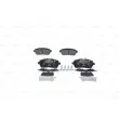 Jeu de 4 plaquettes de frein avant BOSCH 0 986 494 195 - Visuel 1
