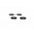 Jeu de 4 plaquettes de frein avant BOSCH 0 986 494 195 - Visuel 3