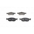 Jeu de 4 plaquettes de frein avant BOSCH 0 986 494 197 - Visuel 3