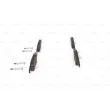 Jeu de 4 plaquettes de frein avant BOSCH 0 986 494 201 - Visuel 2