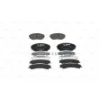 Jeu de 4 plaquettes de frein avant BOSCH 0 986 494 204 - Visuel 1