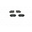 Jeu de 4 plaquettes de frein avant BOSCH 0 986 494 204 - Visuel 3