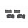 Jeu de 4 plaquettes de frein avant BOSCH 0 986 494 207 - Visuel 1