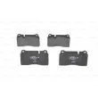 Jeu de 4 plaquettes de frein avant BOSCH 0 986 494 207 - Visuel 3