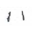 Jeu de 4 plaquettes de frein avant BOSCH 0 986 494 209 - Visuel 2