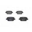 Jeu de 4 plaquettes de frein arrière BOSCH 0 986 494 214 - Visuel 3
