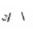 Jeu de 4 plaquettes de frein avant BOSCH 0 986 494 236 - Visuel 2