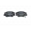 Jeu de 4 plaquettes de frein avant BOSCH 0 986 494 238 - Visuel 1