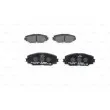 Jeu de 4 plaquettes de frein avant BOSCH 0 986 494 240 - Visuel 1