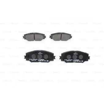 Jeu de 4 plaquettes de frein avant BOSCH 0 986 494 240