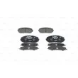 Jeu de 4 plaquettes de frein avant BOSCH 0 986 494 241 - Visuel 1
