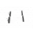 Jeu de 4 plaquettes de frein avant BOSCH 0 986 494 245 - Visuel 2