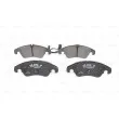 Jeu de 4 plaquettes de frein avant BOSCH 0 986 494 259 - Visuel 3