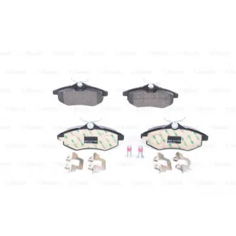 Jeu de 4 plaquettes de frein avant BOSCH 0 986 494 262