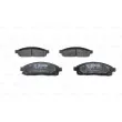 Jeu de 4 plaquettes de frein avant BOSCH 0 986 494 268 - Visuel 1