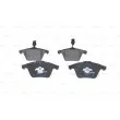 Jeu de 4 plaquettes de frein avant BOSCH 0 986 494 271 - Visuel 3
